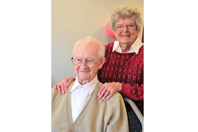 Donald and Shirley Trevallion celebrated their Platinum wedding anniversary at Bovey Tracey Golf Centre