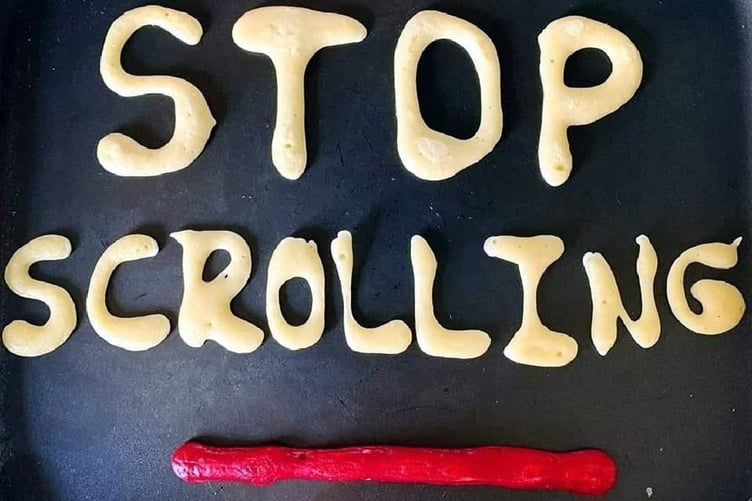 Stop scrolling when you cook your pancakes advice from Dawlish Fire Station.
Feb 2023