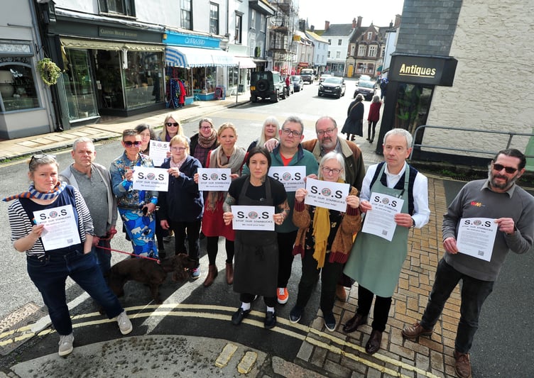 Photo: Steve Pope  MDA180323A_SP006
Ashburton traders unhappy at the proposed Starbucks development on the edge of town