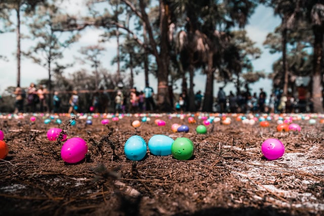 Swashbuckling Easter egg hunt at historic Devon abbey