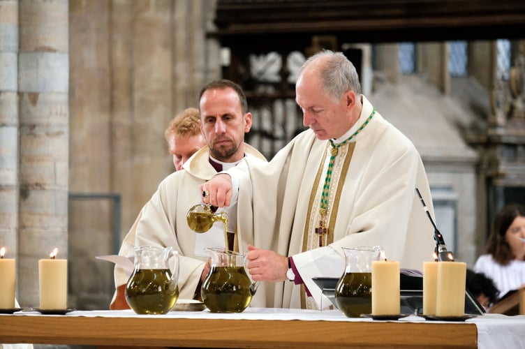 Bishop Robert at the Chrism Service.
Easter 2023
Dicese of Exeter