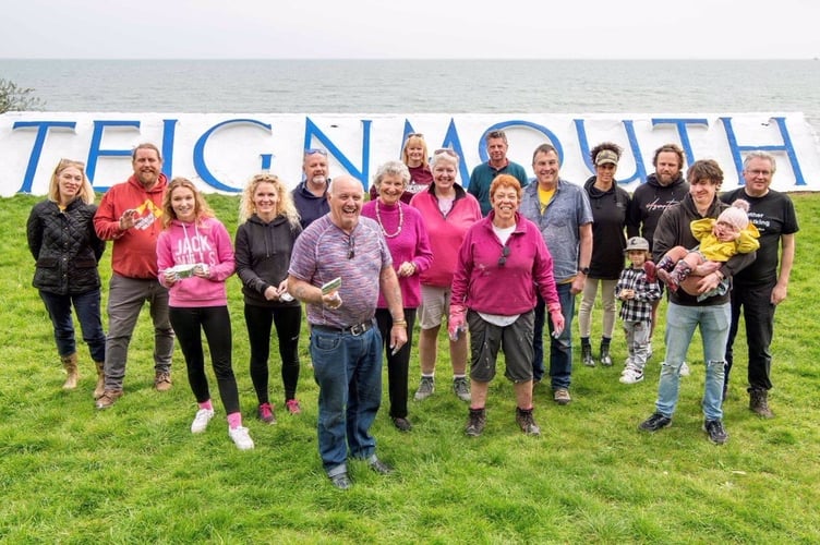 Teignmouth 'letters' get spring makeover