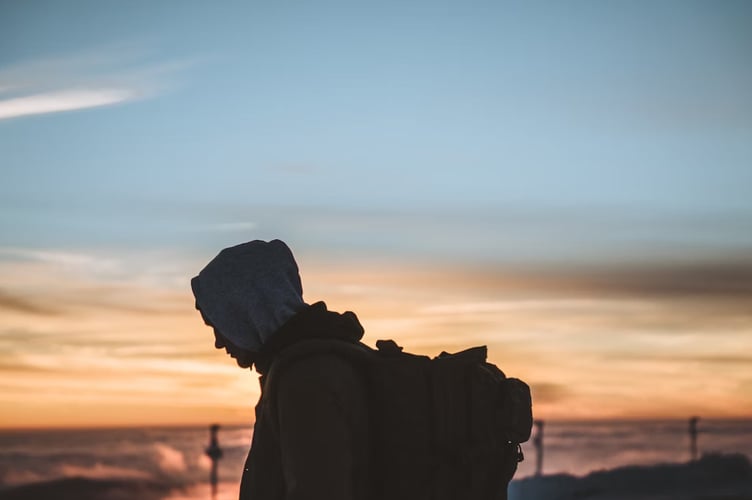 homeless stock image