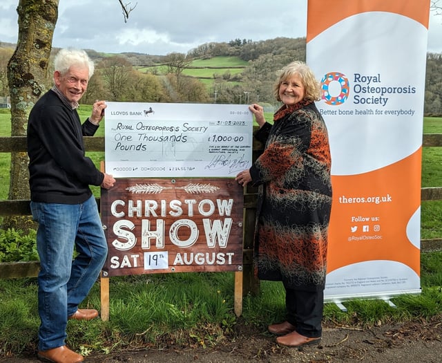 Ten tons for bone disorder charity