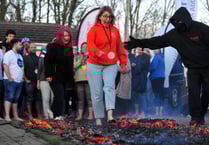 WATCH: Hot stuff this fire walking lark!