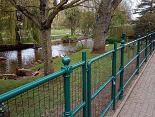 New railings to protect Dawlish waterfowl 