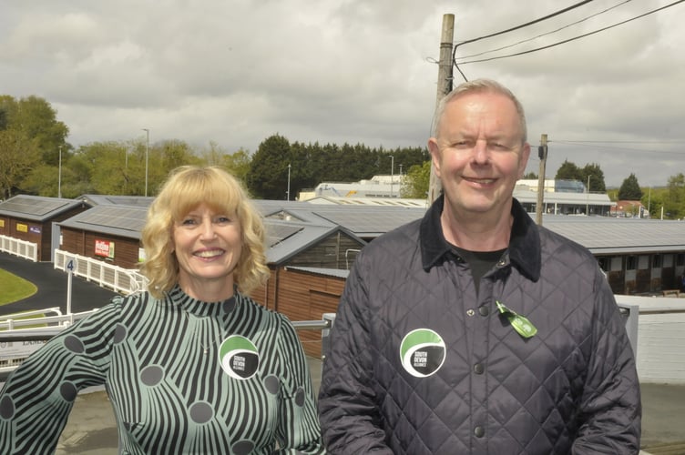 Jane Taylor and John Radford, both standing for the South Devon Alliance, were duly elected to Teignbridge District Council for Kerswell-with-Combe ward