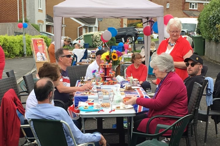CHURCHFIELDS Drive residents in Bovey Tracey showed a real community spirit today as they came together to celebrate the Kingâs coronation. (7-5-23)
Picture: Patrick Beasley.