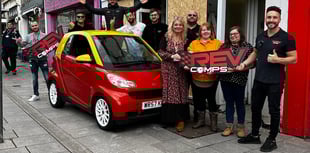 Firm's fundraising car prize after vandals smash charity shop windows