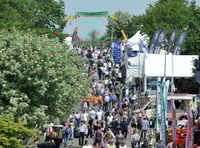 The sun shone and the happy crowds came