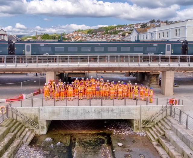 New £80million sea wall opens to the public today 