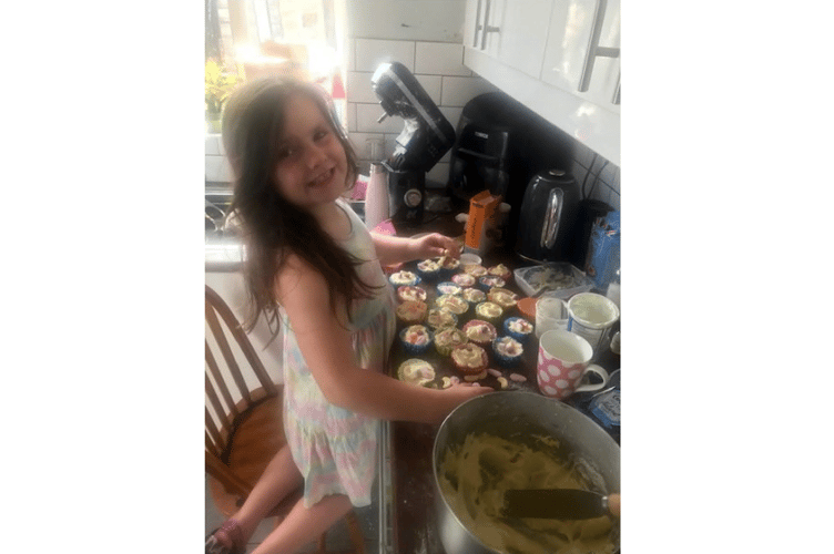 In its second year, Red Murrell’s cake sale has become famous on Exeter Road, Newton Abbot