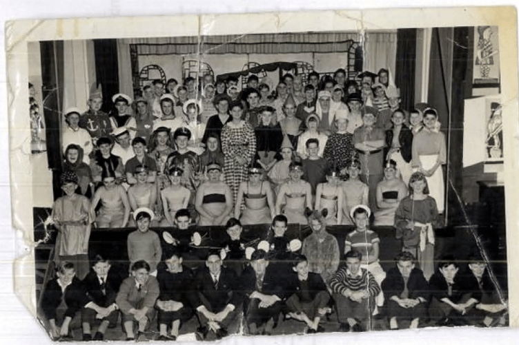 Panto staged by pupils of Highweek Boys’ Secondary School in 1959
