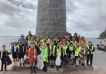 Youngsters clear Teignmouth's back beach 