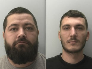 Poltimore drug couriers jailed
