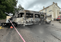 Arson attack on minibuses: police appeal for information