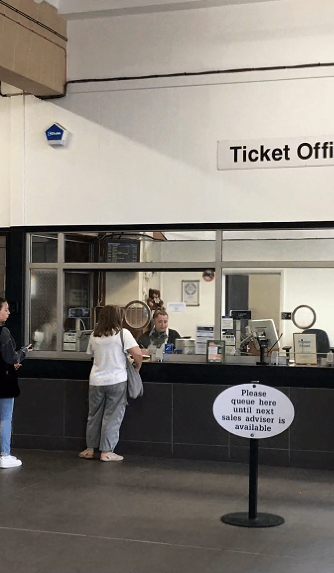 Ticket Office at Newton Abbot Station