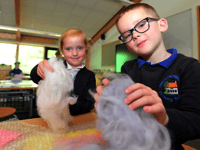 Magical mural masterclass for Moretonhampstead's youngsters