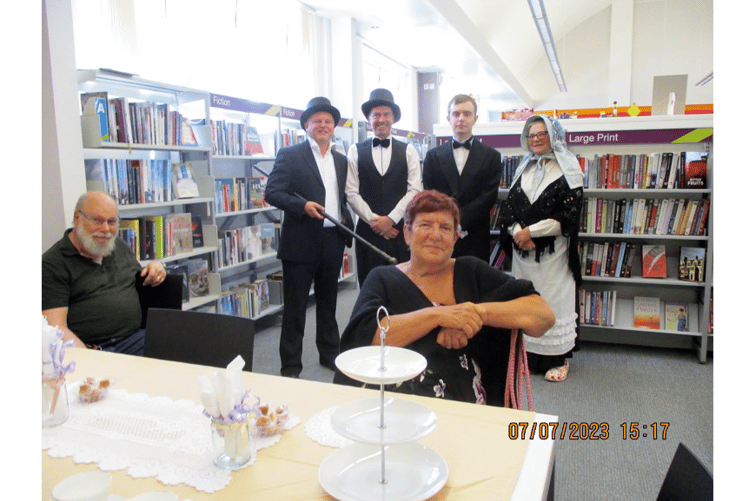 Library goes back in time for tea