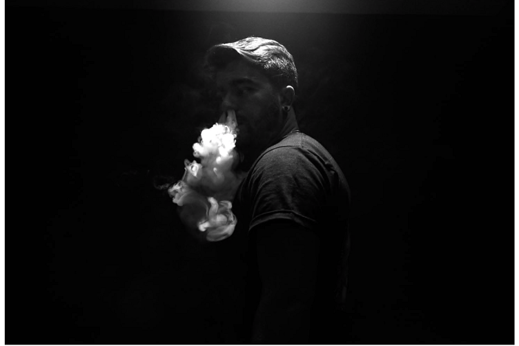 Vaping stock image
