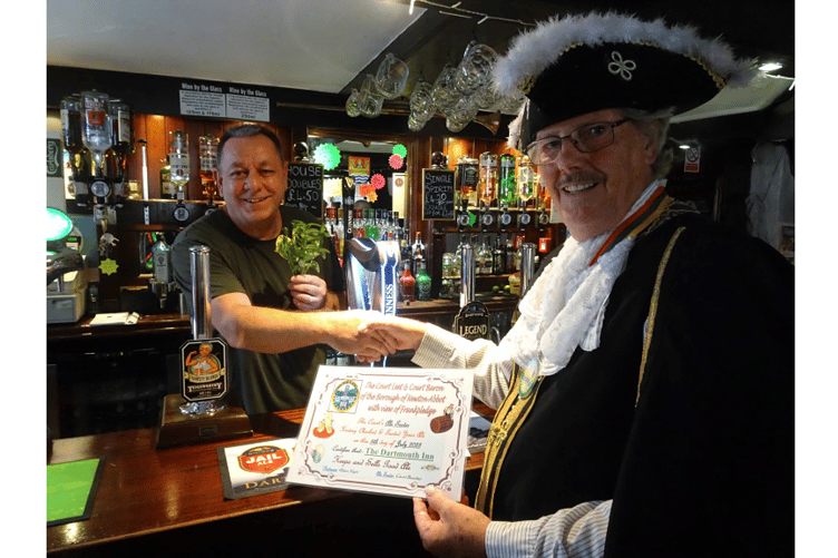 Cheers to the annual ale tasting in Newton Abbot