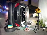 Driver's amazing escape in late night crash in Teignmouth