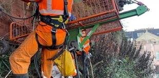 Cliff stabilisation work begins 