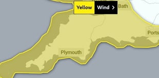 Storm Antoni will bring winds up to 65mph across Devon tomorrow