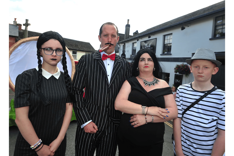 The Adams Family courtesy of Kira Stoneman, Steve Stoneman, Lisa Roberts and Toby Stoneman.
