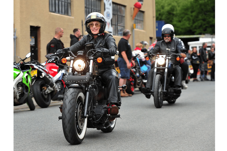 Bovey Tracey's 'Bikers in the Park' - Eddie's still the leader of the pack!