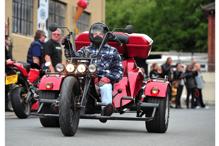 Bovey Tracey's 'Bikers in the Park' - Eddie's still the leader of the pack!