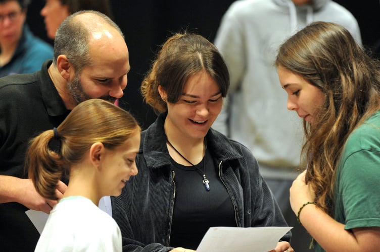 GCSE results day at Teign School in Kingsteignton. Moment of truth time for Lucie Mansell - and it's good news. The Kingsteignton student was happy with her results and plans to start at Exeter College in September on a music course.