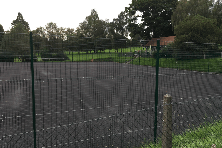 Newton Abbot tennis court refurb nearing completion