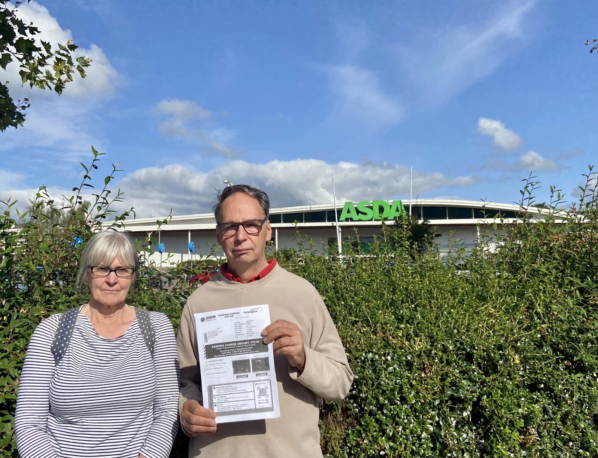 £70  parking charge? That’s Asda price