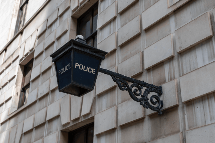 Police surgery stock image