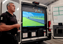 Training simulator occupies firefighters at drill night 