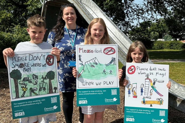 Children send anti-smoking message to grown-ups