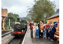 All aboard the Buckfastleigh to Totnes memory train