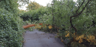 County council issue advice to take extra care during Storm Agnes