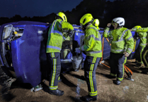 Late night at Gilpins as firefighters face training scenarios 
