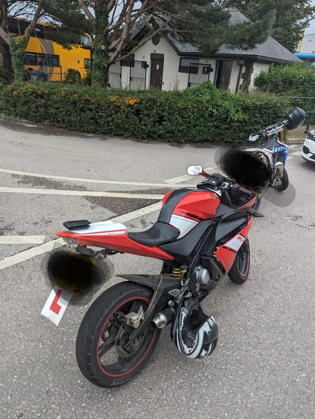 One of the bikes seized by police