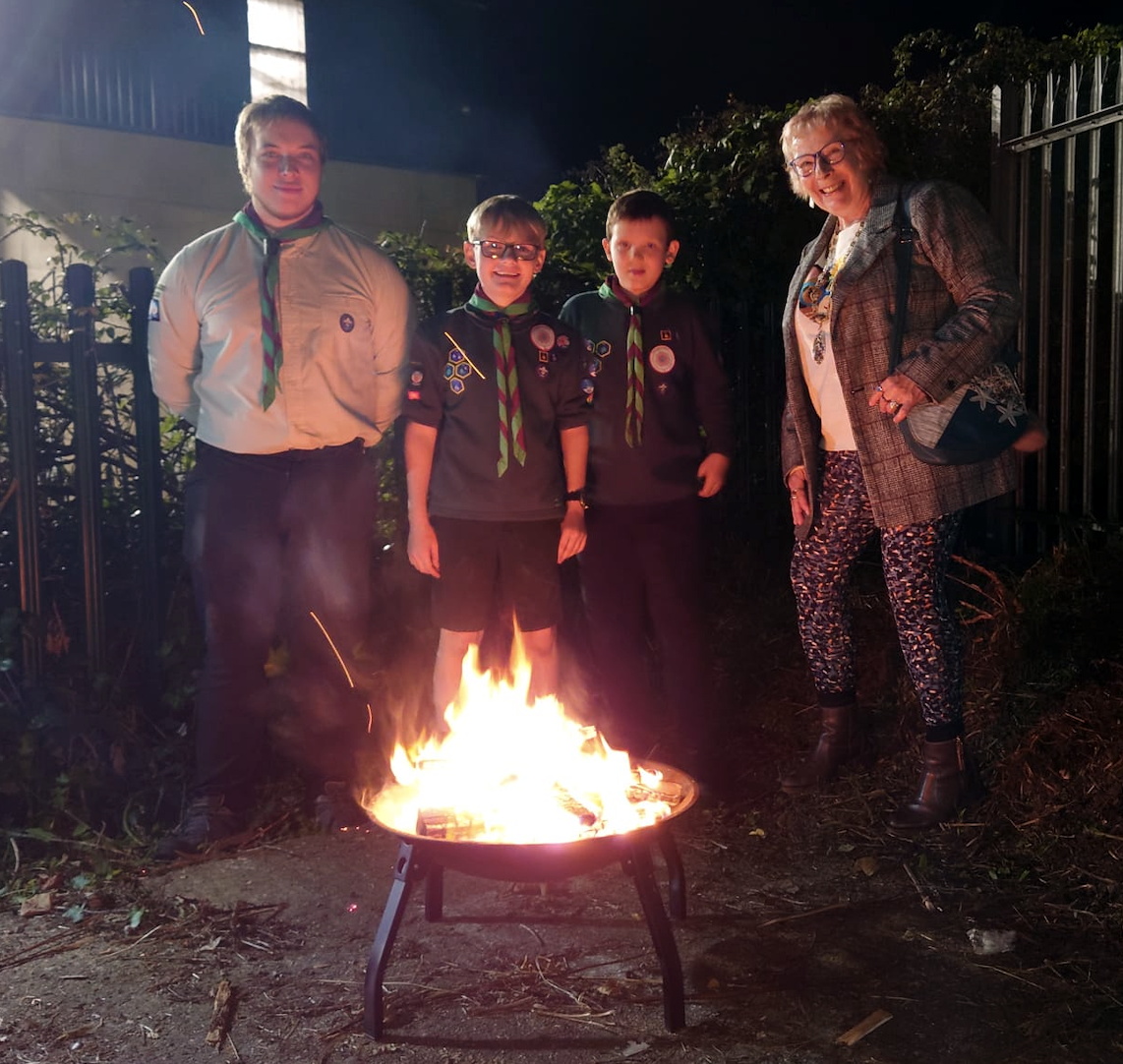 Scouts making the most of new outdoor space