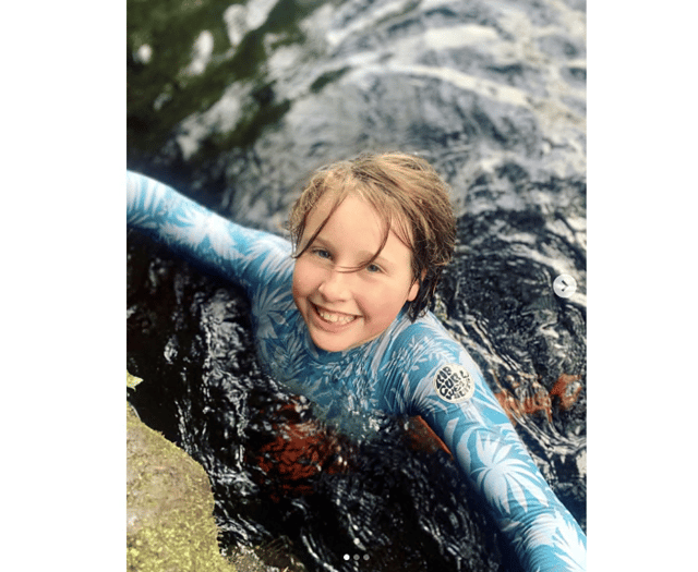 Buckfastleigh's Eva takes the leap with 366 wild dips