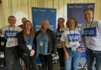 Rugby fans get their blood pressure checked at Sandy Park