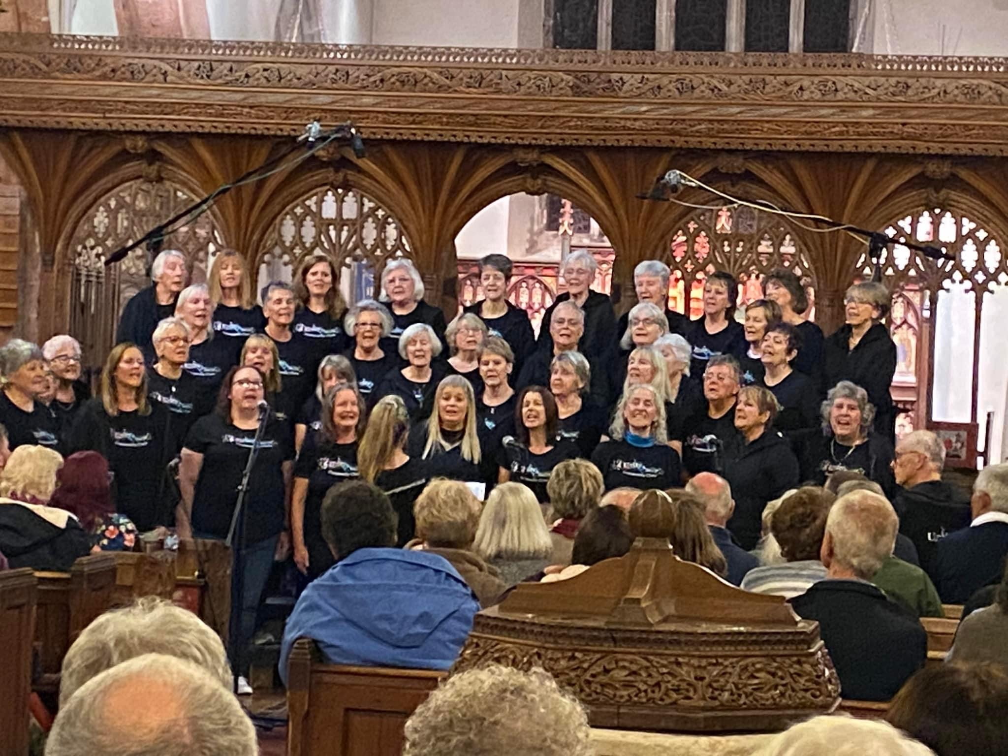 Choir raise the rafters and charity funds too