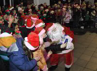 Newton Abbot lights up for Christmas