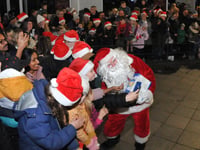 Newton Abbot lights up for Christmas
