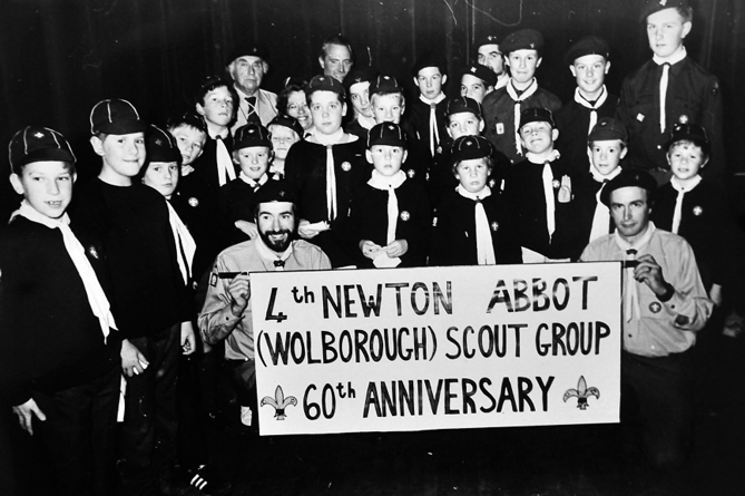 The 4th Newon Abbot (Wolborough) Scout Group were celebrating their 60th anniversary in October 1987