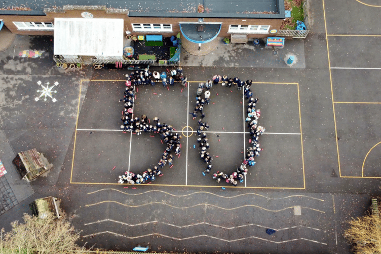 Celebrations as Bishopsteignton school hits half century