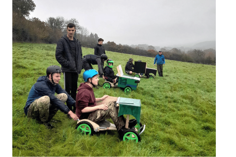 Go Karts from Riverside Community Centre in Bovey Tracey